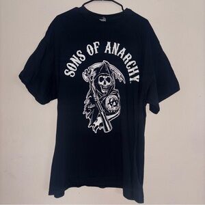 Sons of Anarchy Reaper Crew Men's T-Shirt Black Size 2XL Graphic Print